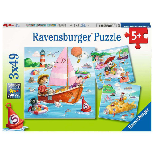 Ravensburger 3x49pc- Fun on the Water Puzzle