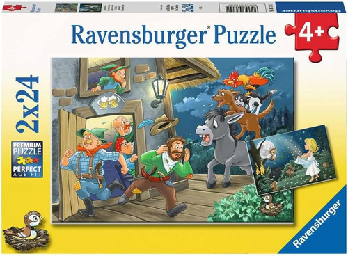 Ravensburger 2x24pc - Fairytale Hour Puzzle