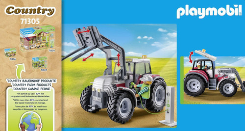 Playmobil Country - Large Tractor with Accessories 71305 Playmobil Country - Large Tractor with Accessories 71305