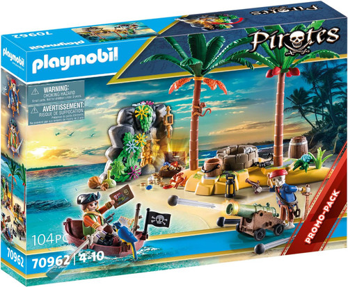 Playmobil Pirates - Treasure Island with Rowboat 70962