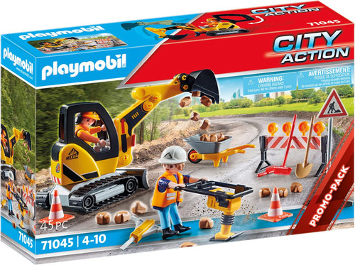 Playmobil City Action - Road Construction Promo Pack 71045