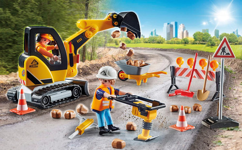 Playmobil City Action - Road Construction Promo Pack 71045