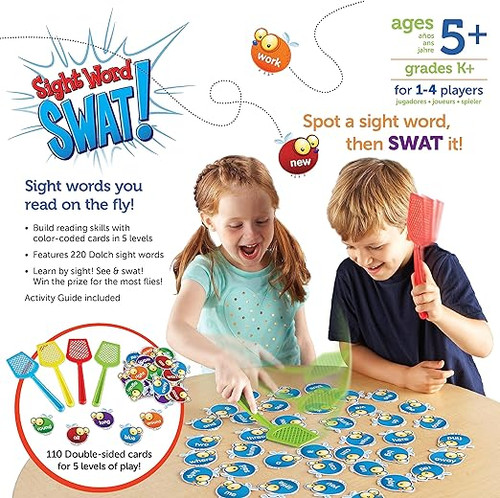 Learning Resources - Swat a Sight Words Game Learning Resources - Swat a Sight Words Game