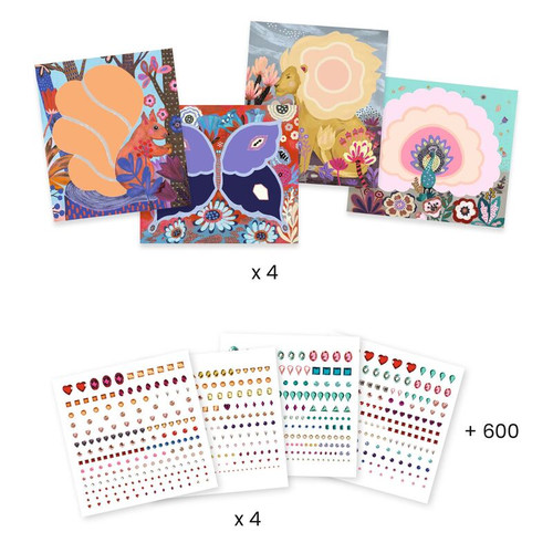 Djeco -  Artistic Strass - Wild Beauty Djeco -  Artistic Strass - Wild Beauty