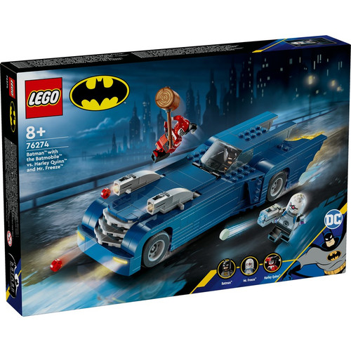 LEGO® Batman™ - Batman™ with the Batmobile™ vs. Harley Quinn™ and Mr. Freeze™ 76274