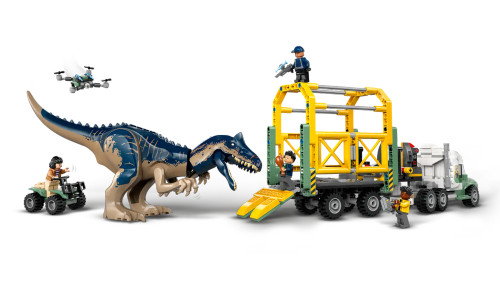 LEGO® Jurassic World - Dinosaur Missions: Allosaurus Transport Truck 76966