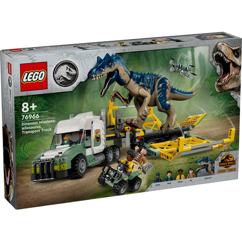 LEGO® Jurassic World - Dinosaur Missions: Allosaurus Transport Truck 76966