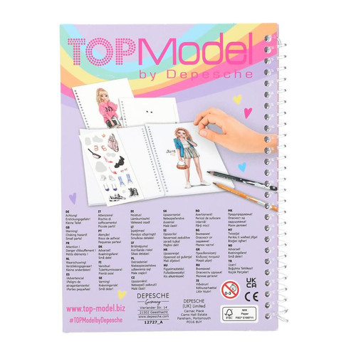 Top Model Pocket Colouring Book (Jill & Cookie) Top Model Pocket Colouring Book (Jill & Cookie)