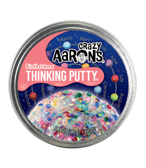 Crazy Aaron's Thinking Putty - Birthstone 4" Tin