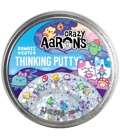 Crazy Aaron's Thinking Putty - Kawaii Cute 4" Tin
