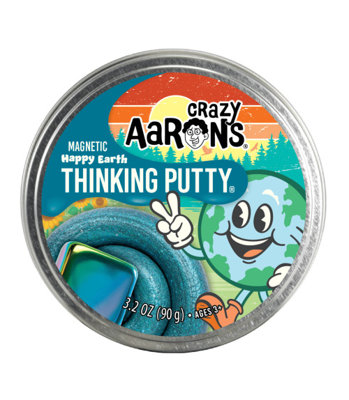 Crazy Aaron's Thinking Putty - Happy Earth 4" Tin