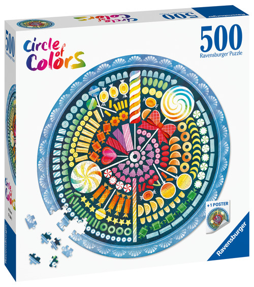 Ravensburger 500pc - Circle of Colors Candy Puzzle Ravensburger 500pc - Circle of Colors Candy Puzzle