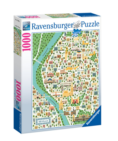 Ravensburger 1000pc - Map of Seville Puzzle