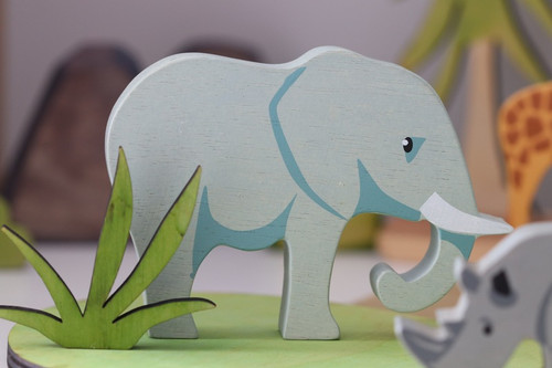 Tender Leaf Toys - Elephant Wooden Animal