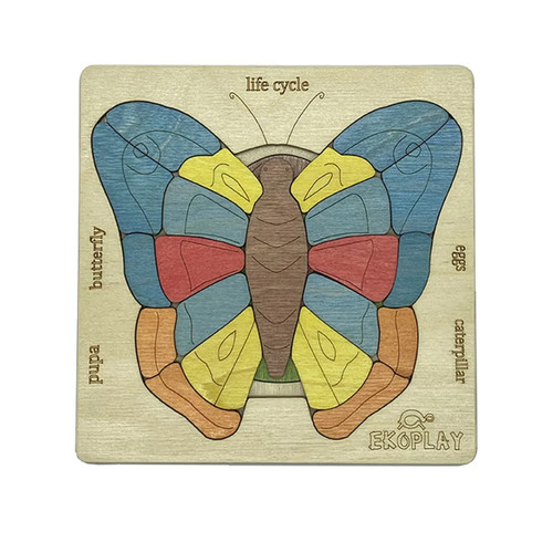 Ekoplay - Life Cycle of a Butterfly Layer Puzzle