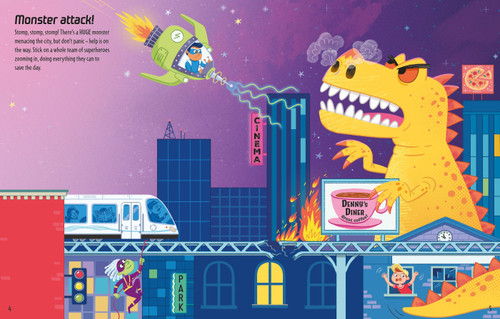 Usborne - First Sticker Book - Superheroes Usborne - First Sticker Book - Superheroes