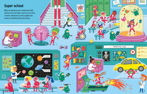 Usborne - First Sticker Book - Superheroes Usborne - First Sticker Book - Superheroes