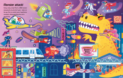 Usborne - First Sticker Book - Superheroes Usborne - First Sticker Book - Superheroes