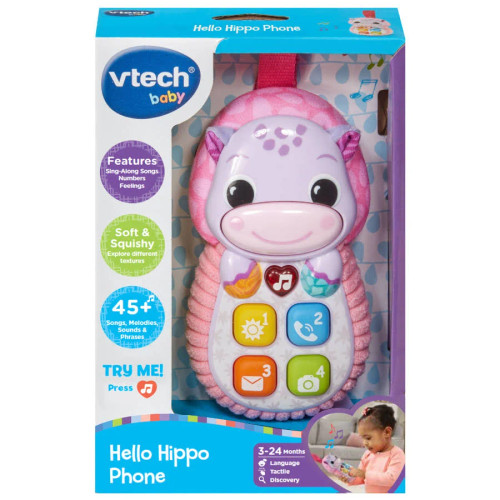 VTech - Hello Hippo Phone - Pink