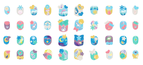 Aquabeads - Nail Refill Kit - Unicorns