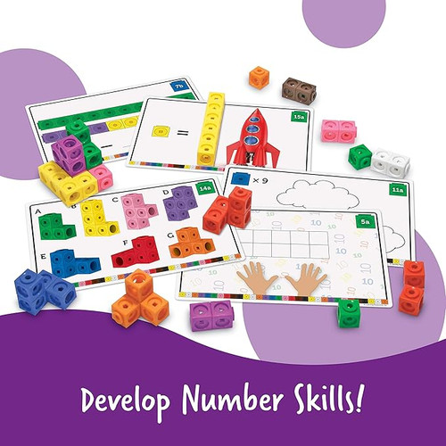Learning Resources - MathLink Cubes Early Math Activity Set Learning Resources - MathLink Cubes Early Math Activity Set