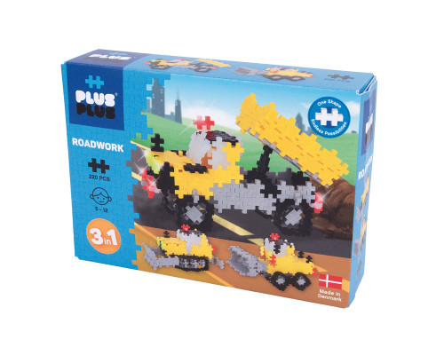 Plus-Plus - Basic 3-in-1 Roadwork 220pcs