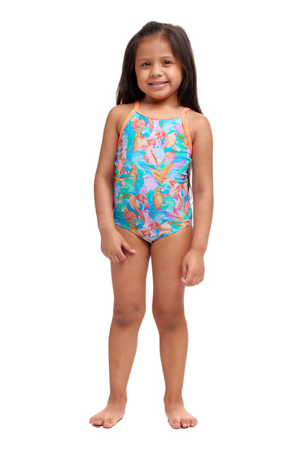 Funkita - Toddler Girls One Piece Swimmers - Birdsville Funkita - Toddler Girls One Piece Swimmers - Birdsville