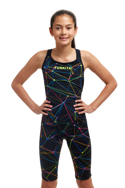 Funkita - Girls Fast Legs One Piece Swimmers - Star Sign Funkita - Girls Fast Legs One Piece Swimmers - Star Sign