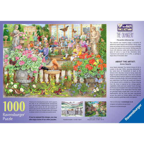 Ravensburger 1000pc - Cozy Cafe No.2 Secret Garden Puzzle Ravensburger 1000pc - Cozy Cafe No.2 Secret Garden Puzzle