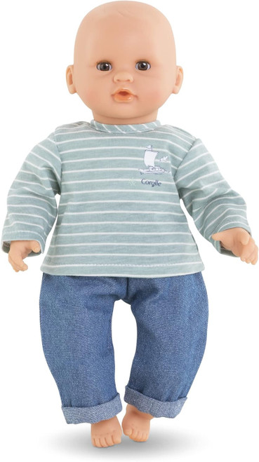Corolle Mon Premier - Loire Riverside Pants and Striped T-shirt - 30cm Corolle Mon Premier - Loire Riverside Pants and Striped T-shirt - 30cm