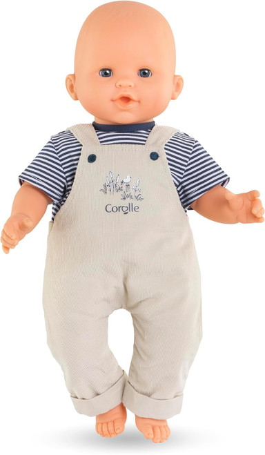 Mon Grand Poupon - Loire Riverside Overalls with Striped T-Shirt - 36cm Mon Grand Poupon - Loire Riverside Overalls with Striped T-Shirt - 36cm