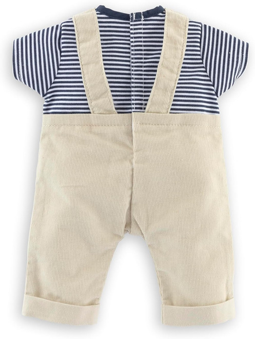 Mon Grand Poupon - Loire Riverside Overalls with Striped T-Shirt - 36cm Mon Grand Poupon - Loire Riverside Overalls with Striped T-Shirt - 36cm