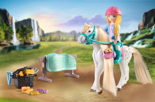 Playmobil - Horses of Waterfall -  Washing Station with Isabella and Lioness 71354 Playmobil - Horses of Waterfall -  Washing Station with Isabella and Lioness 71354