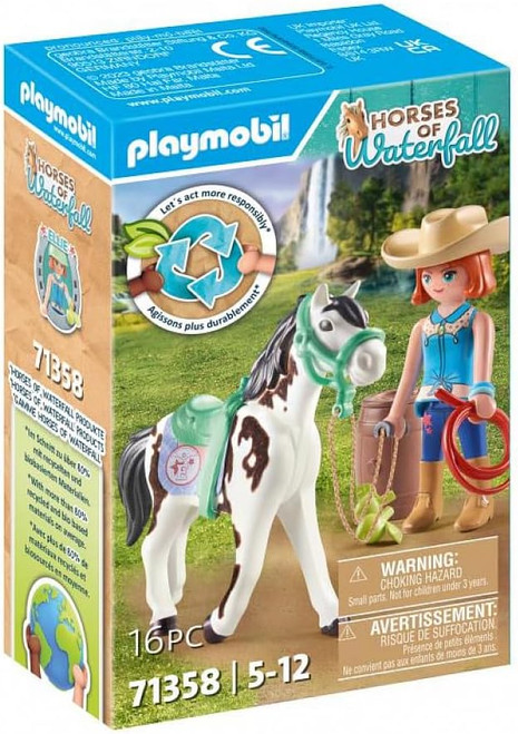 Playmobil - Horses of Waterfall - Feeding Time with Ellie and Sawdust 71358