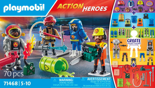 Playmobil - Action Heroes - My Figures Fire Brigade 71468 Playmobil - Action Heroes - My Figures Fire Brigade 71468