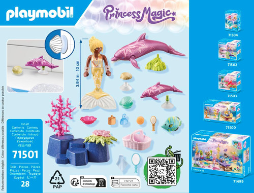 Playmobil - Princess Magic -  Mermaid with Dolphins 71501 Playmobil - Princess Magic -  Mermaid with Dolphins 71501