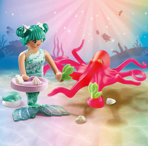 Playmobil - Princess Magic - Mermaid with Colour-Changing Octopus 71503