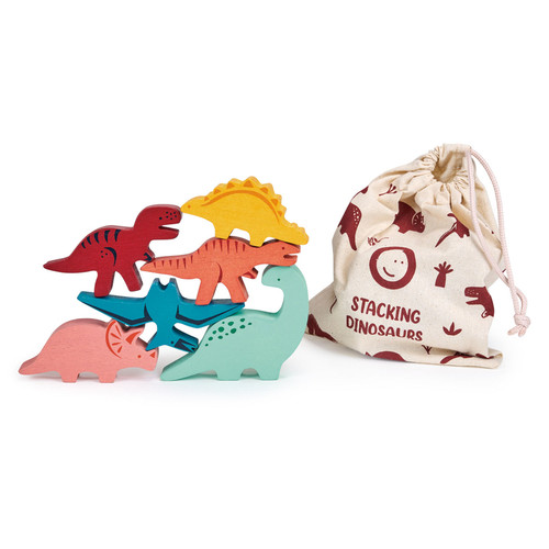 Mentari - Happy Stacking Dinosaurs Set & Bag