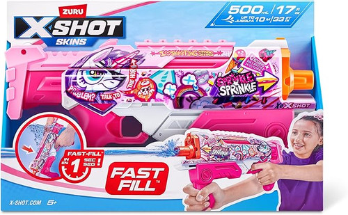 Zuru XSHOT Fast Fill Skins Water Gun - Hyperload Unicorn Splash Zuru XSHOT Fast Fill Skins Water Gun - Hyperload Unicorn Splash