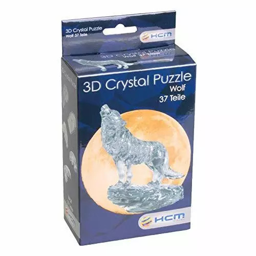 Crystal Puzzle 3D - Black Wolf