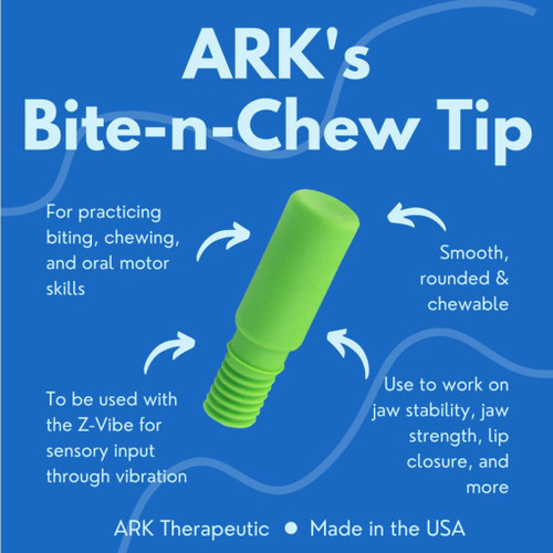 ARK Therapeutic -  Z-Vibe® - Bite-n-Chew Tip  - Smooth (Green) ARK Therapeutic -  Z-Vibe® - Bite-n-Chew Tip  - Smooth (Green)