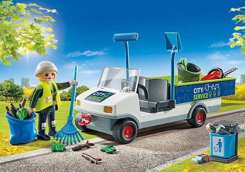 Playmobil - Action Heroes - Street Cleaner with e-Vehicle 71433 Playmobil - Action Heroes - Street Cleaner with e-Vehicle 71433