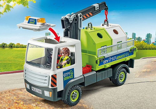 Playmobil - Action Heroes - Glass Recycling Truck with Container 71431 Playmobil - Action Heroes - Glass Recycling Truck with Container 71431