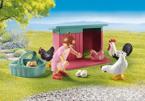 Playmobil - My Life - Little Chicken Farm in the Tiny House Garden 71510