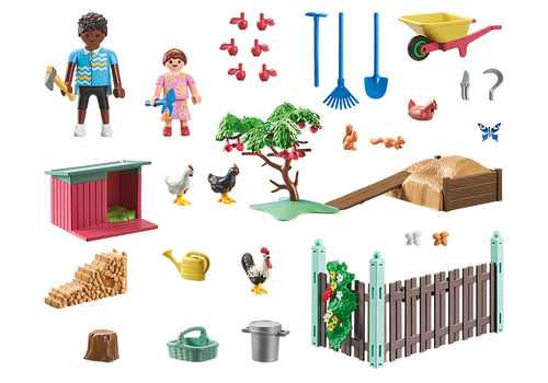 Playmobil - My Life - Little Chicken Farm in the Tiny House Garden 71510