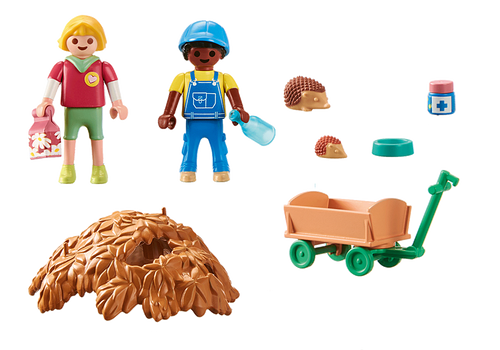 Playmobil - My Life - Care of the Hedgehog Family 71512