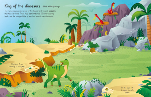 Usborne - First Sticker Book - T. Rex and Other Enormous Dinosaurs Usborne - First Sticker Book - T. Rex and Other Enormous Dinosaurs