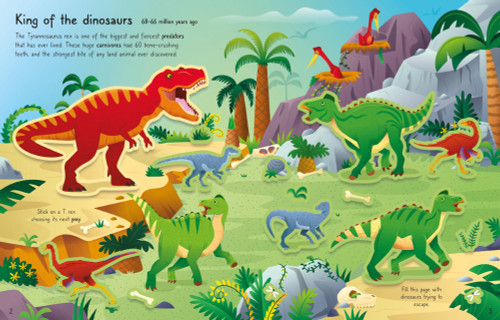 Usborne - First Sticker Book - T. Rex and Other Enormous Dinosaurs Usborne - First Sticker Book - T. Rex and Other Enormous Dinosaurs