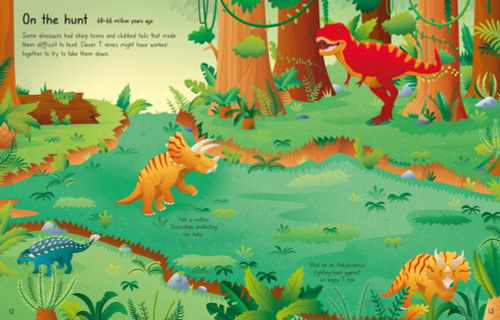 Usborne - First Sticker Book - T. Rex and Other Enormous Dinosaurs Usborne - First Sticker Book - T. Rex and Other Enormous Dinosaurs