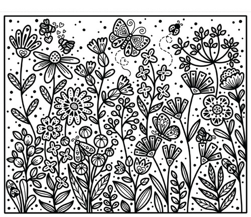 Usborne - Magic Painting Love, Hearts and Flowers